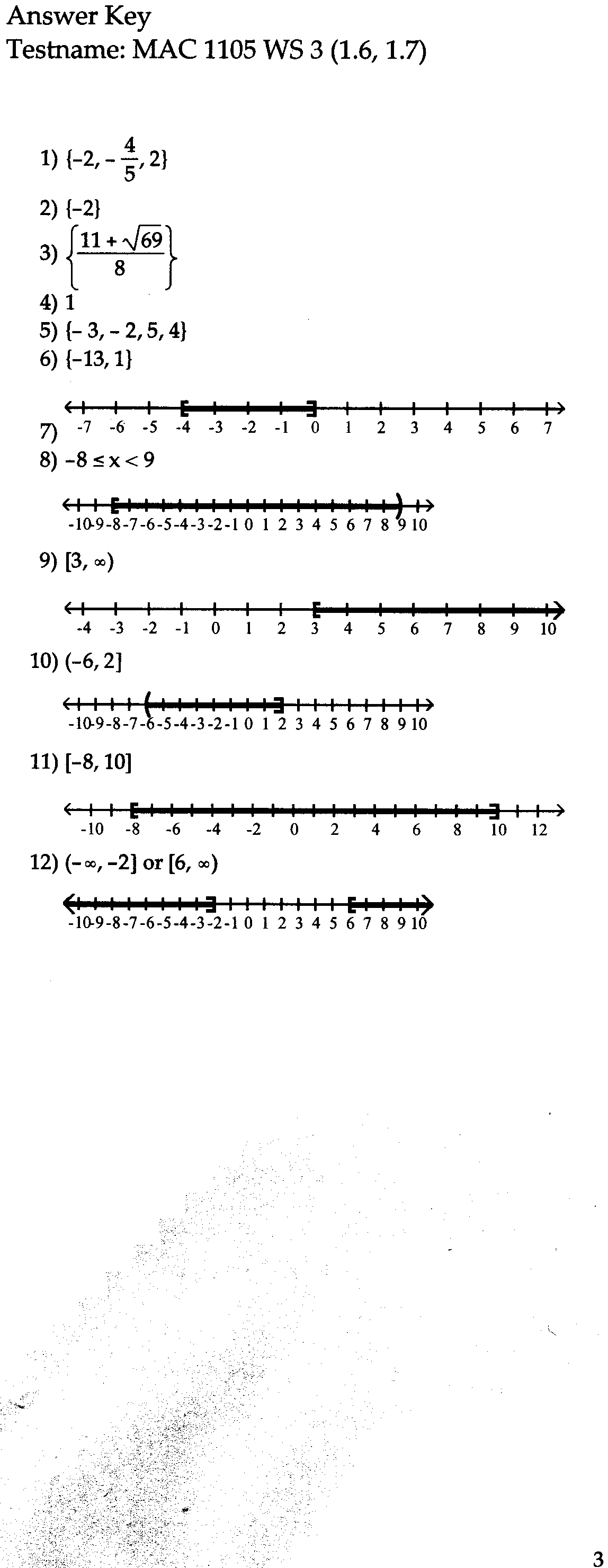 Worksheet3 Answers